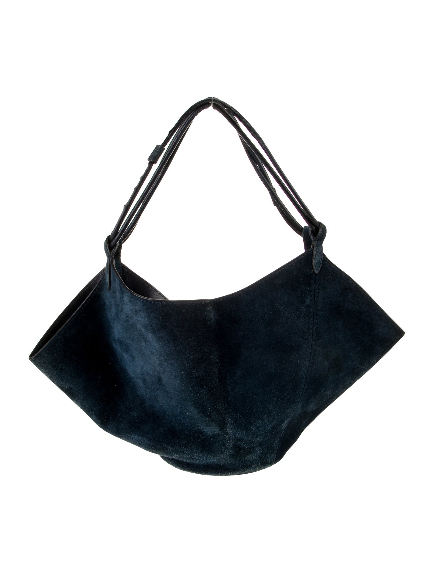 Khaite Suede Top Handle Bag