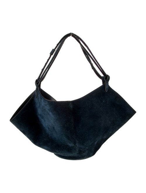 Khaite Suede Top Handle Bag