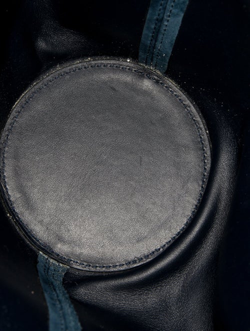 Khaite Suede Top Handle Bag