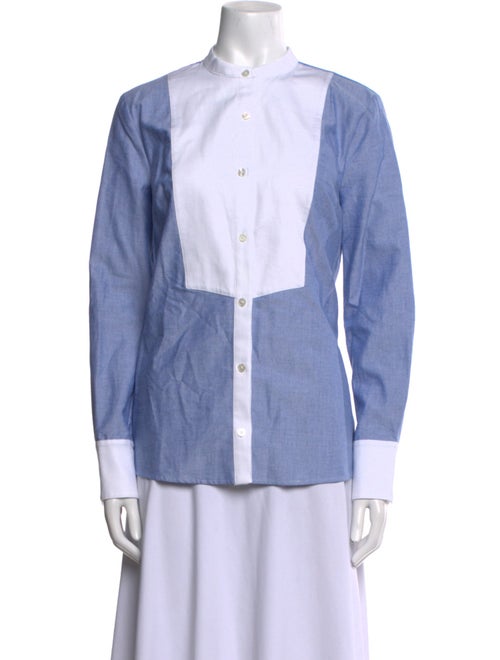 Veronica Beard Long Sleeve Button-Up Top