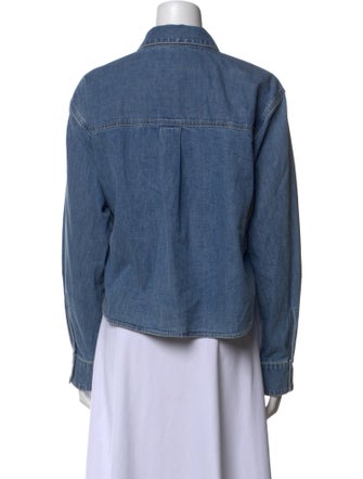 Veronica Beard Long Sleeve Button-Up Top