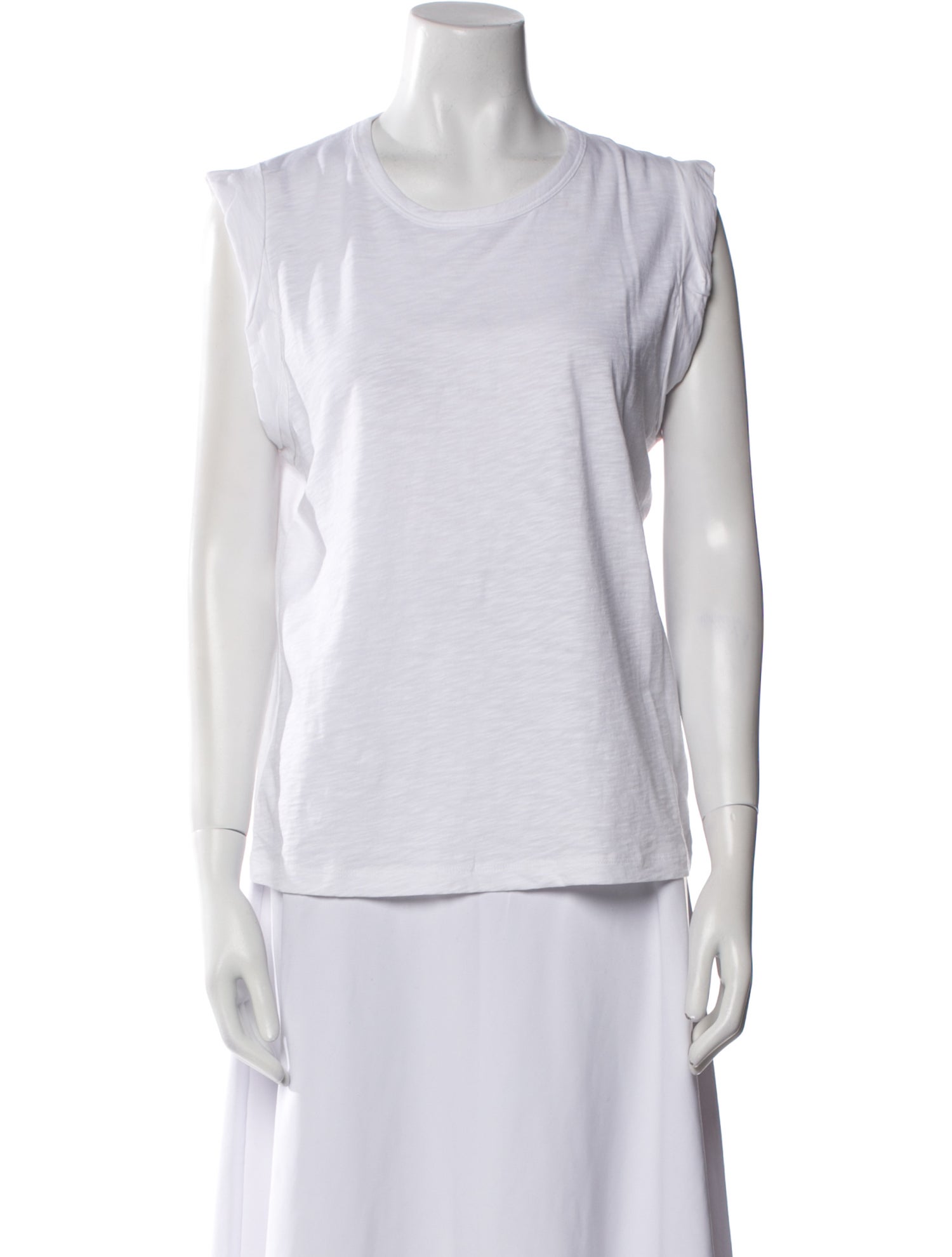 Veronica Beard Crew Neck Sleeveless T-Shirt w/ Tags