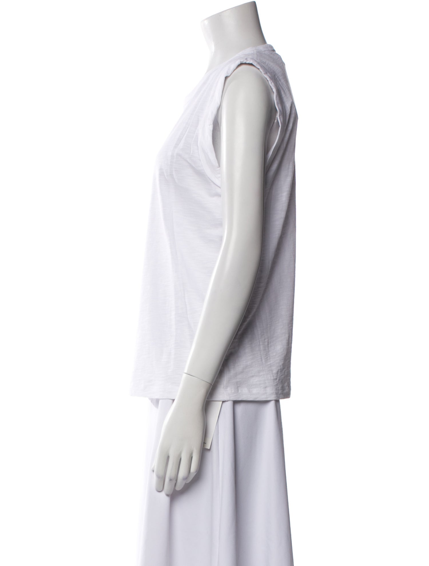 Veronica Beard Crew Neck Sleeveless T-Shirt w/ Tags