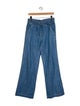 Veronica Beard High-Rise Wide Leg Jeans