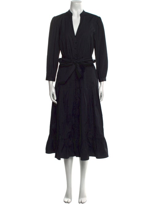 Veronica Beard V-Neck Long Dress