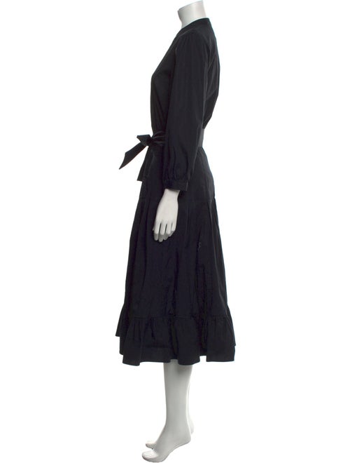 Veronica Beard V-Neck Long Dress