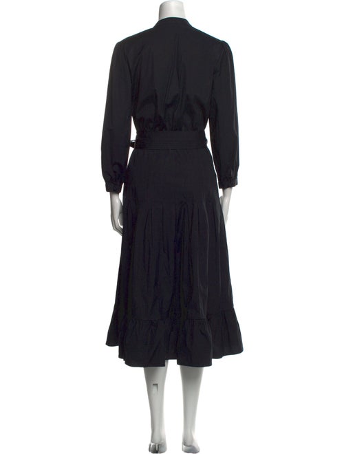 Veronica Beard V-Neck Long Dress