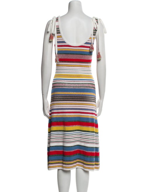 Veronica Beard Striped Midi Length Dress