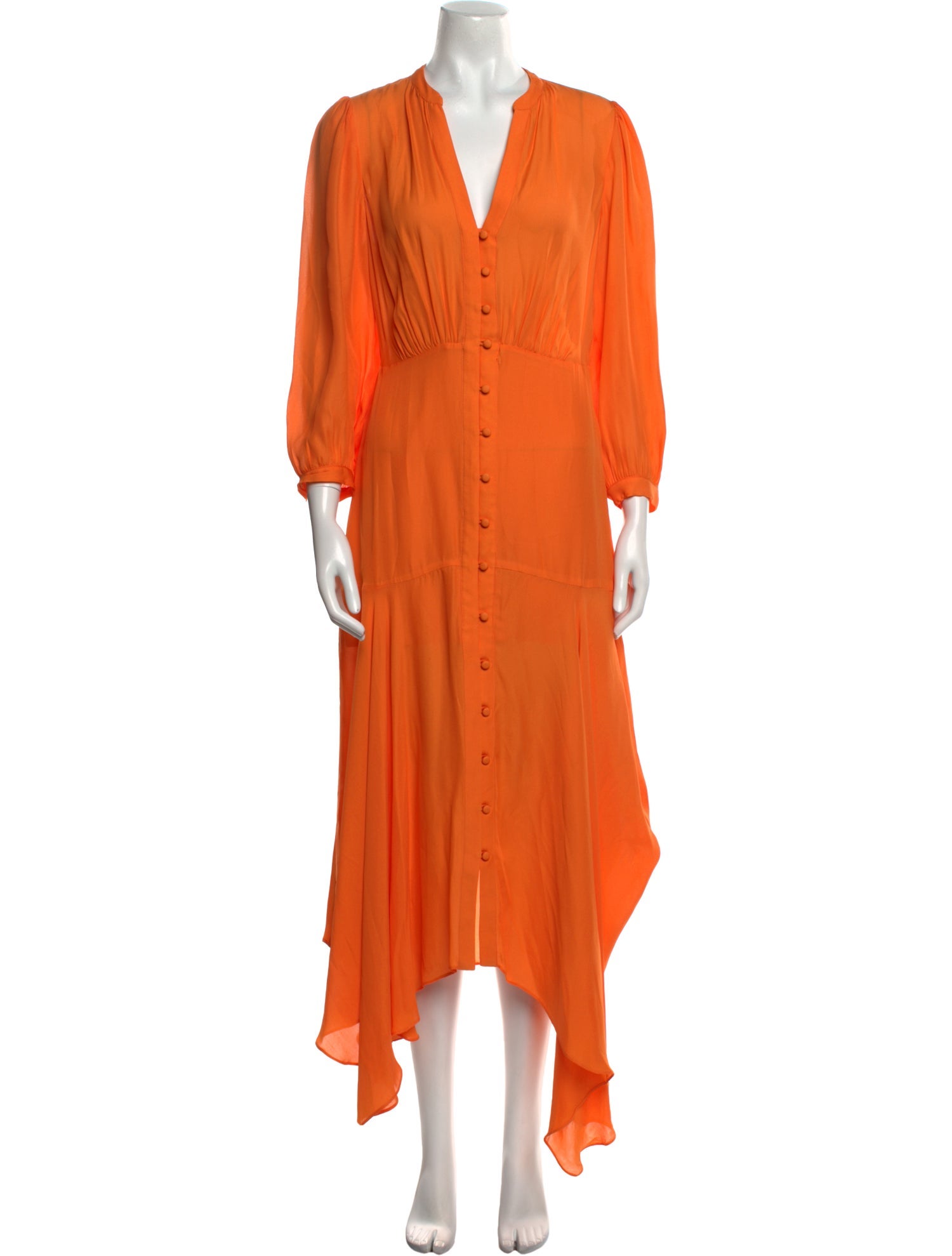 Veronica Beard V-Neck Long Dress