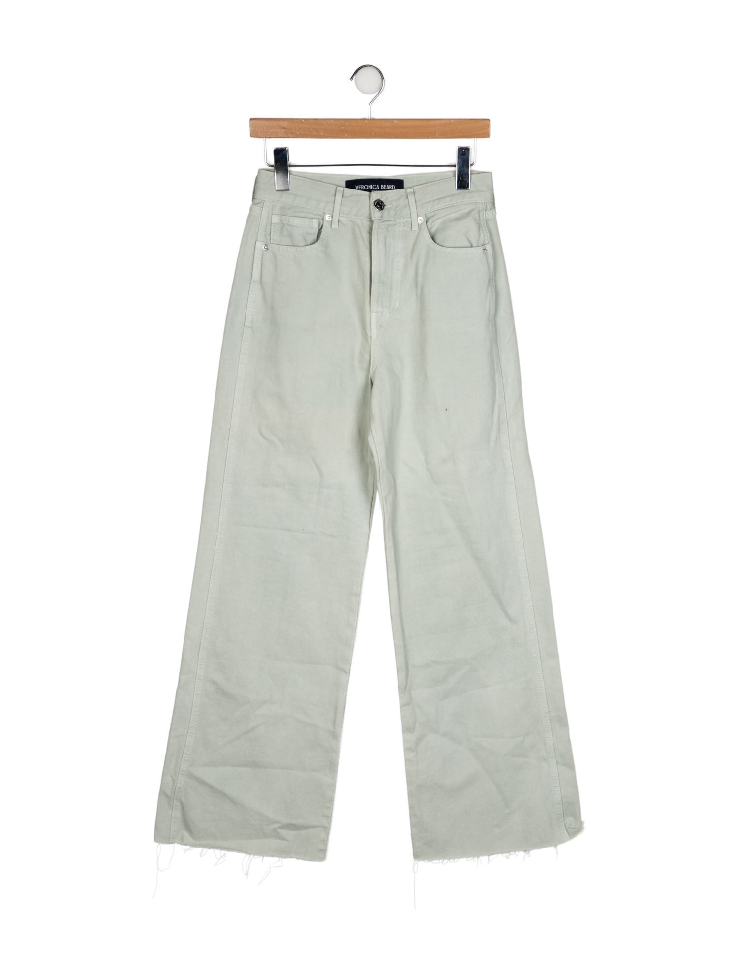 Veronica Beard High-Rise Wide Leg Jeans