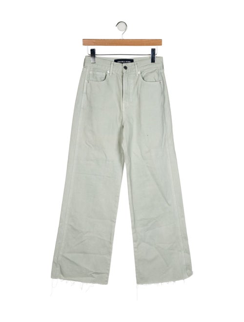 Veronica Beard High-Rise Wide Leg Jeans
