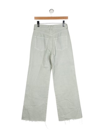 Veronica Beard High-Rise Wide Leg Jeans