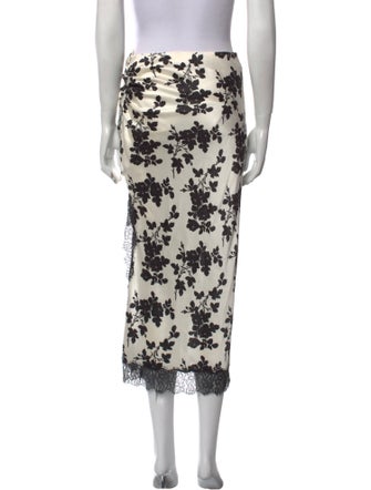 Veronica Beard Silk Midi Length Skirt