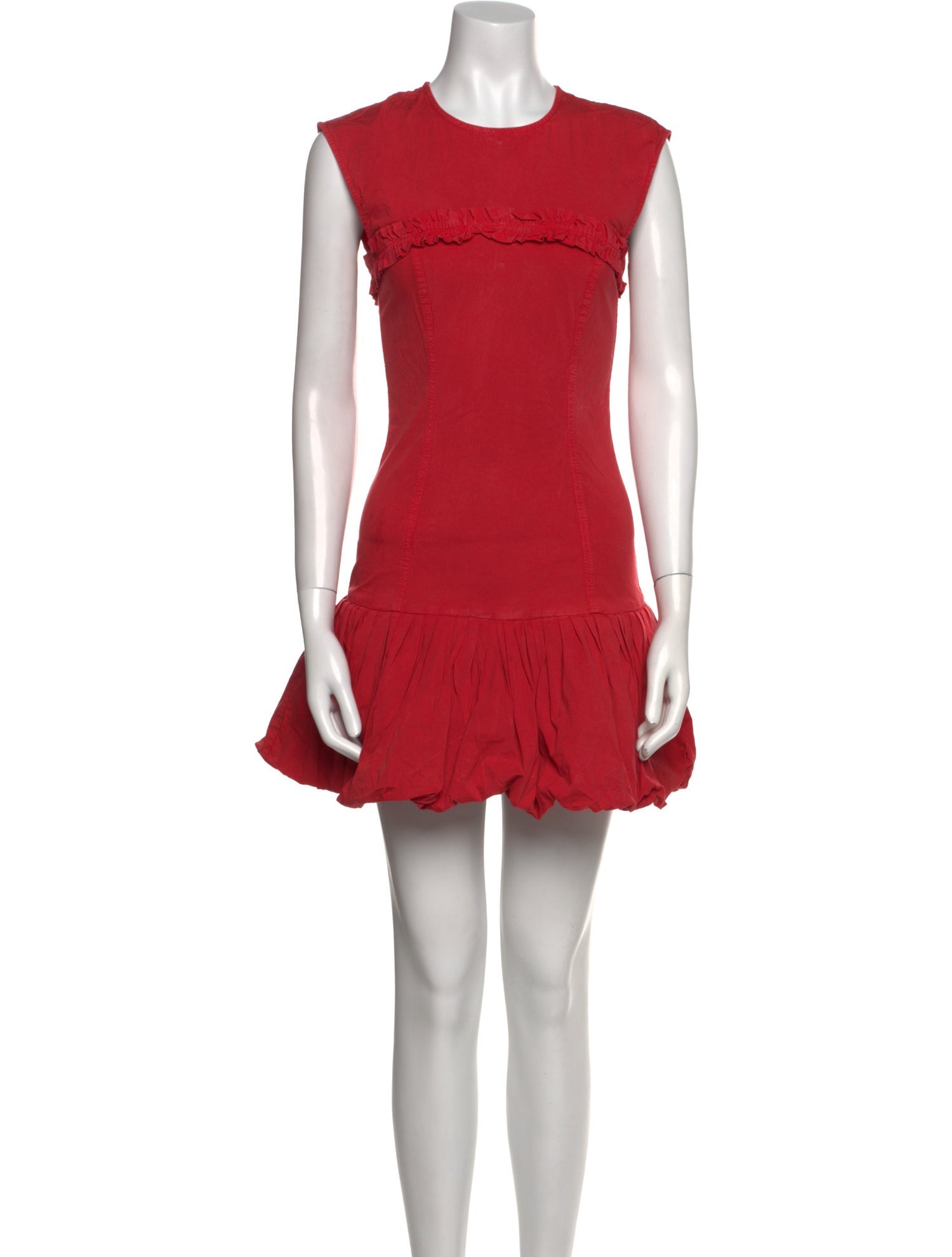 Ganni Crew Neck Mini Dress