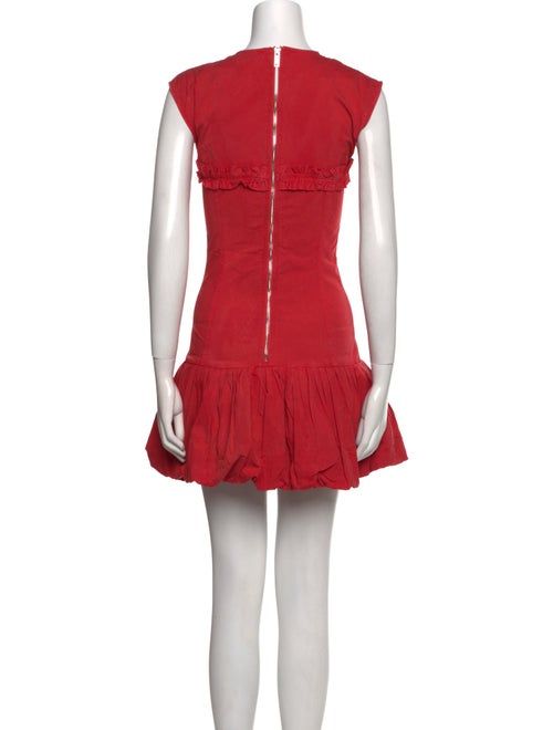 Ganni Crew Neck Mini Dress