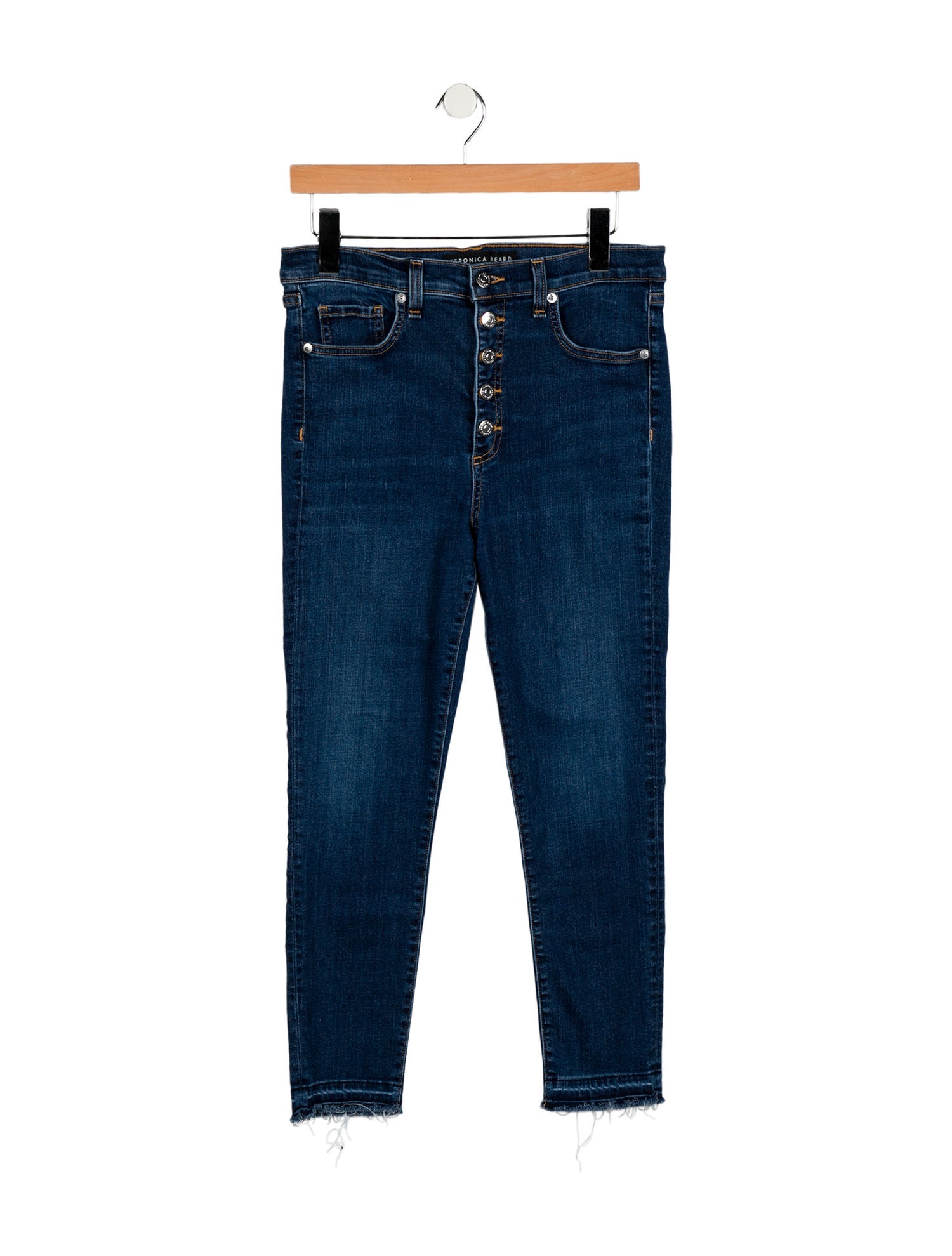 Veronica Beard Low-Rise Skinny Leg Jeans