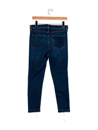 Veronica Beard Low-Rise Skinny Leg Jeans