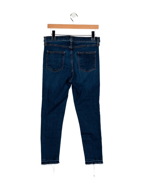 Veronica Beard Low-Rise Skinny Leg Jeans