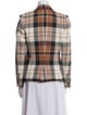 Veronica Beard Plaid Print Blazer
