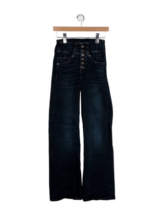 Veronica Beard High-Rise Wide Leg Jeans