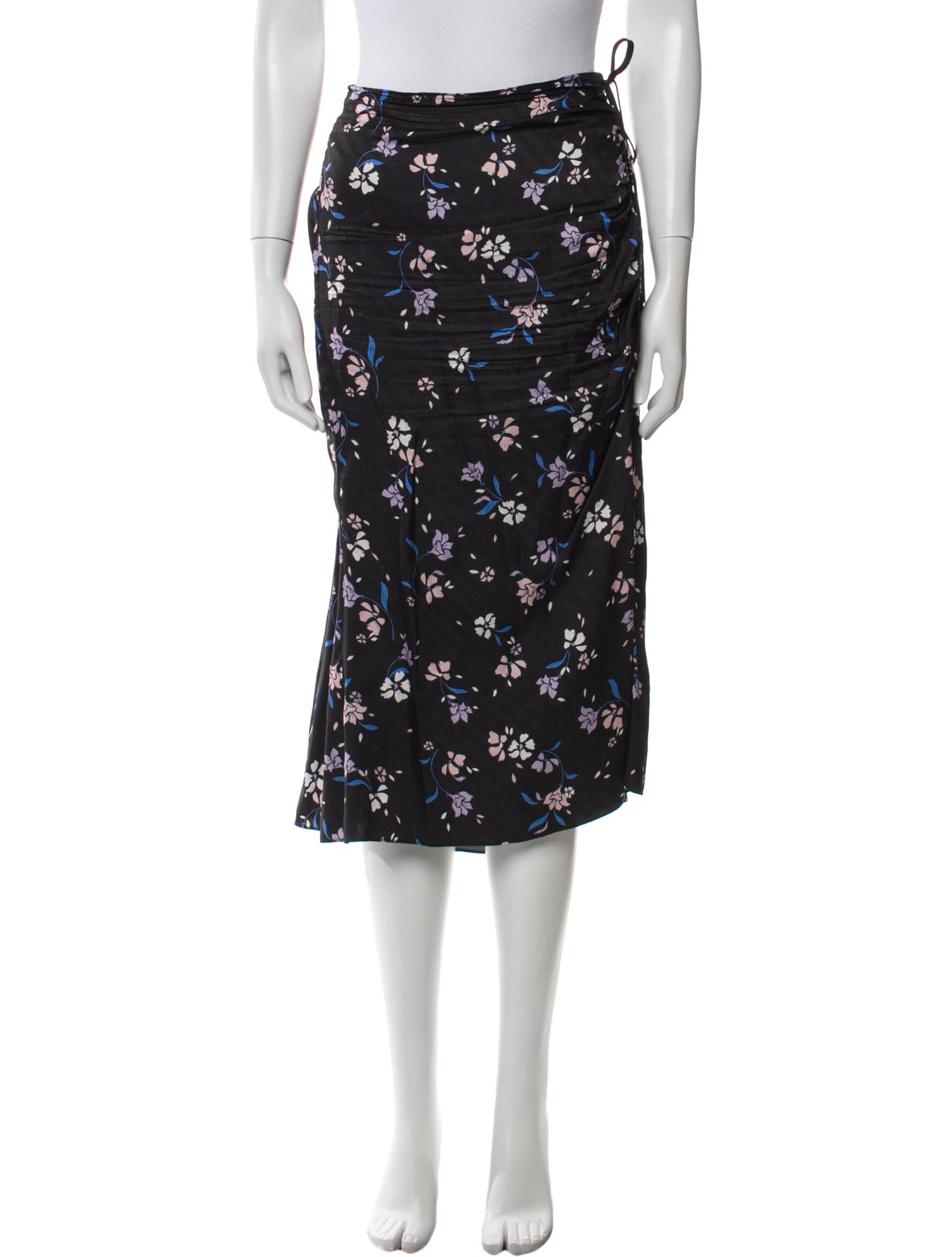 Veronica Beard Silk Knee-Length Skirt