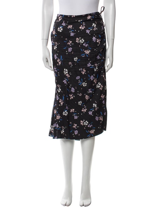 Veronica Beard Silk Knee-Length Skirt