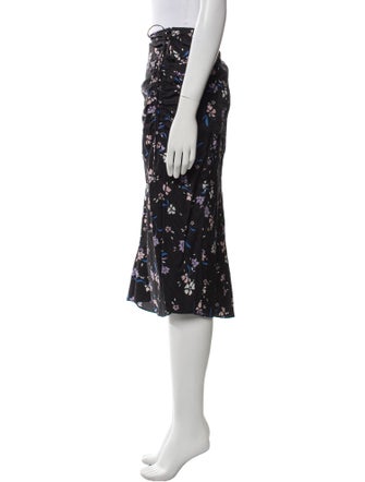 Veronica Beard Silk Knee-Length Skirt