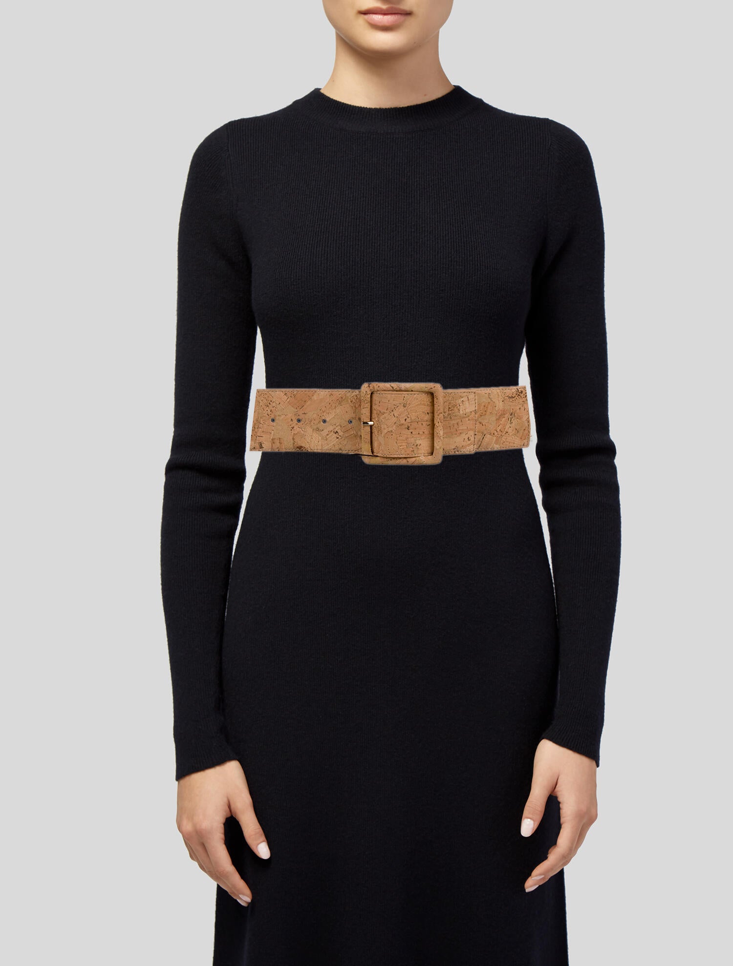 Veronica Beard Wide PVC Waist Belt w/ Tags