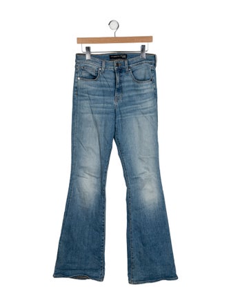 Veronica Beard Mid-Rise Flared Jeans