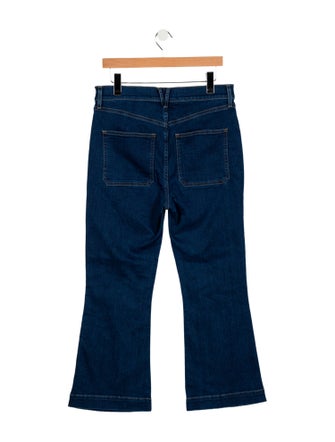 Veronica Beard High-Rise Wide Leg Jeans
