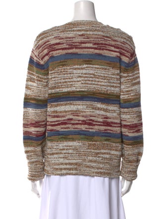 Veronica Beard Striped Scoop Neck Sweater