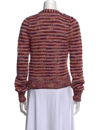 Veronica Beard Striped V-Neck Sweater