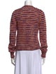 Veronica Beard Striped V-Neck Sweater
