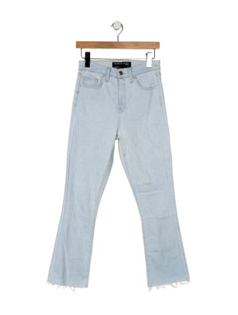 Veronica Beard High-Rise Straight Leg Jeans