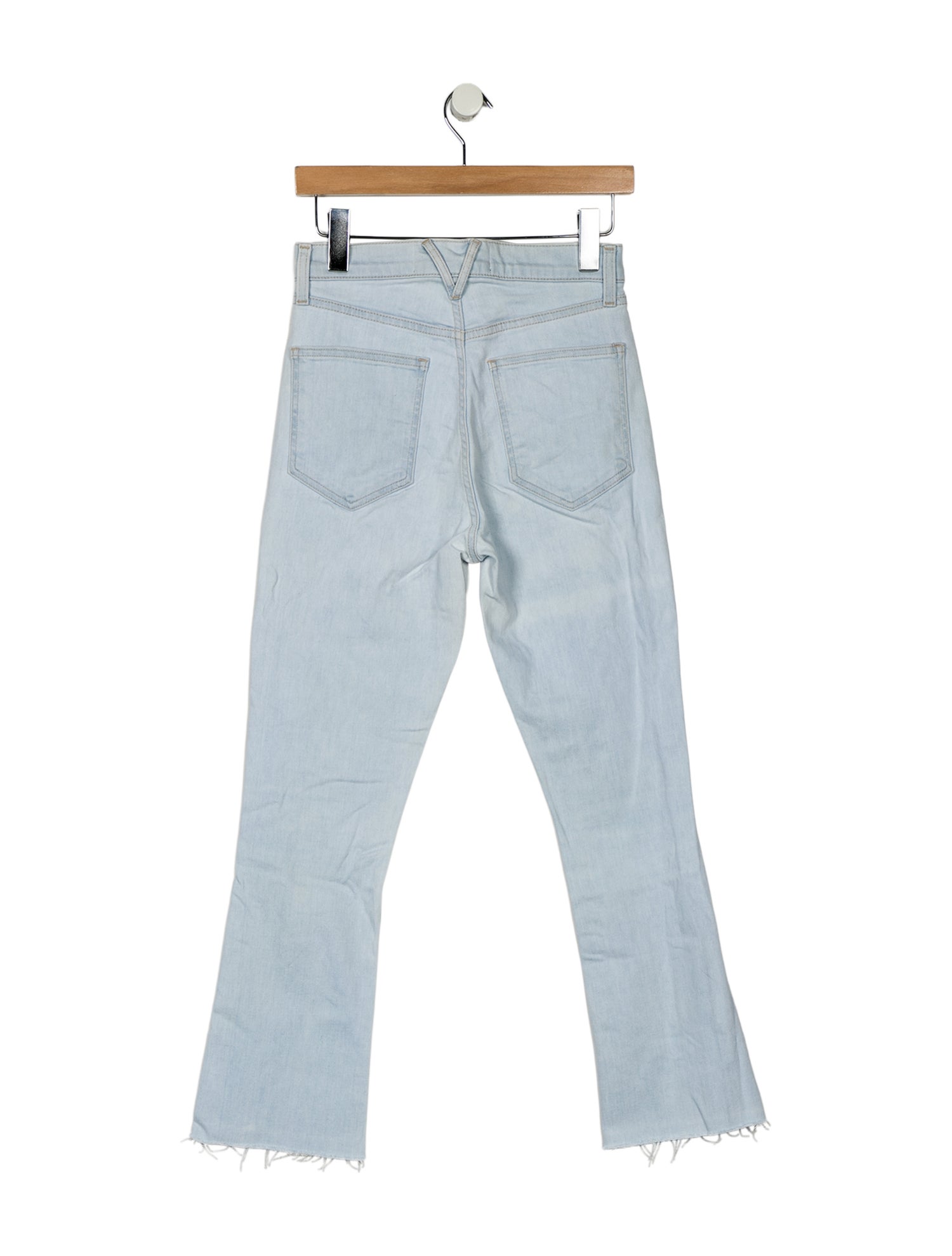 Veronica Beard High-Rise Straight Leg Jeans