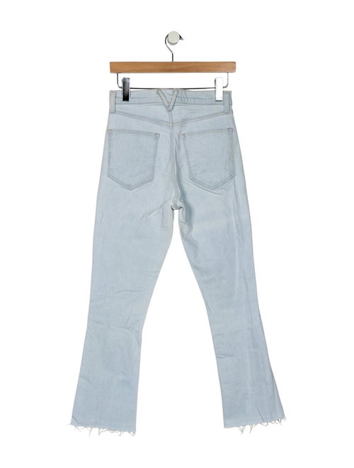 Veronica Beard High-Rise Straight Leg Jeans