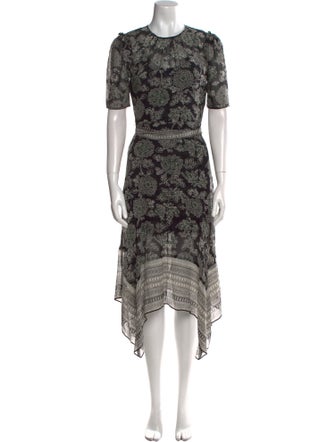 Veronica Beard Silk Long Dress