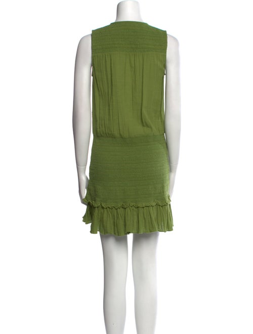 Veronica Beard V-Neck Mini Dress