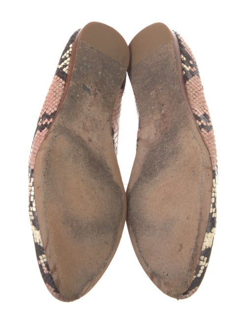 Veronica Beard Embossed Leather Animal Print Loafers