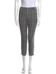 Veronica Beard Plaid Print Skinny Leg Pants