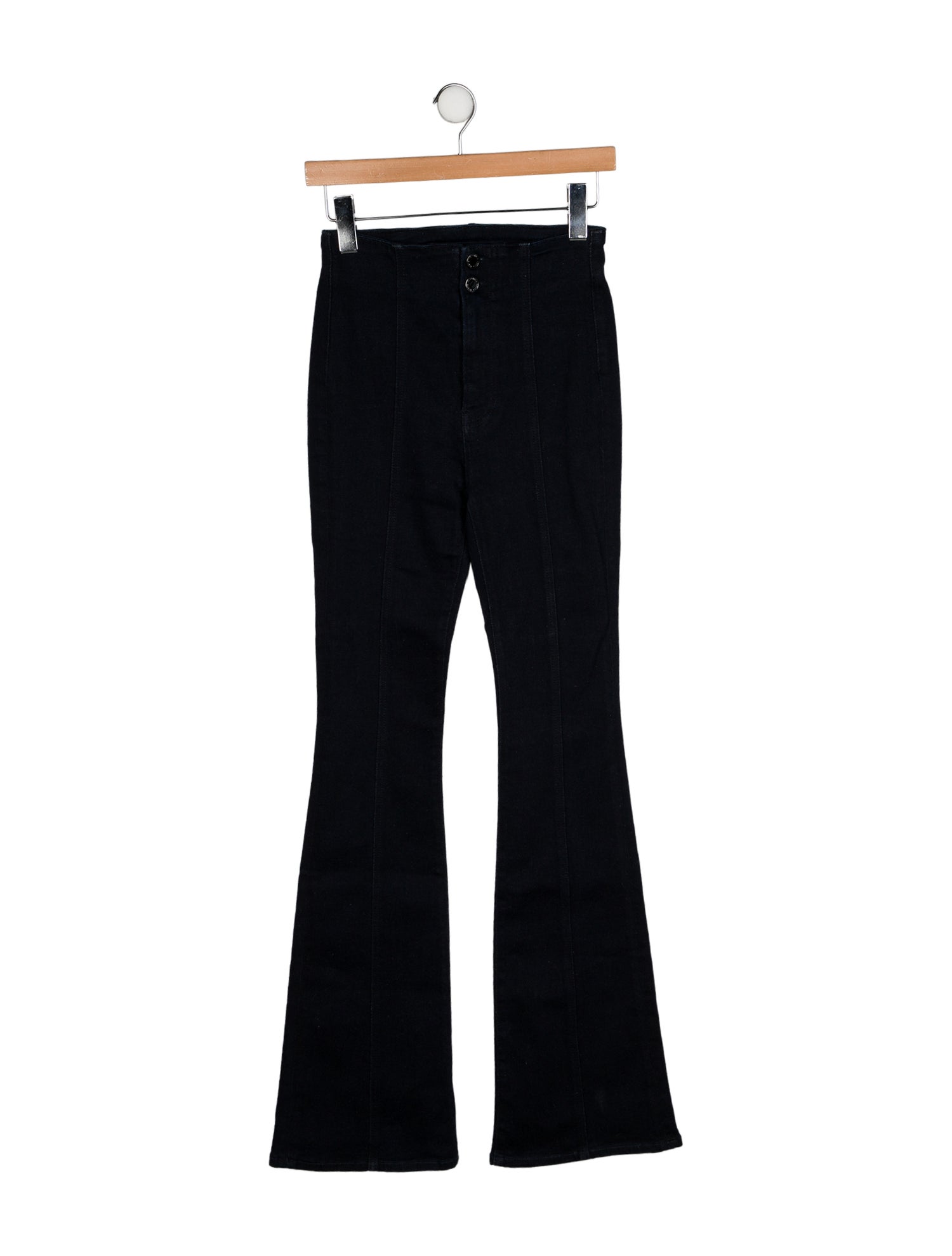 Veronica Beard High-Rise Wide Leg Jeans