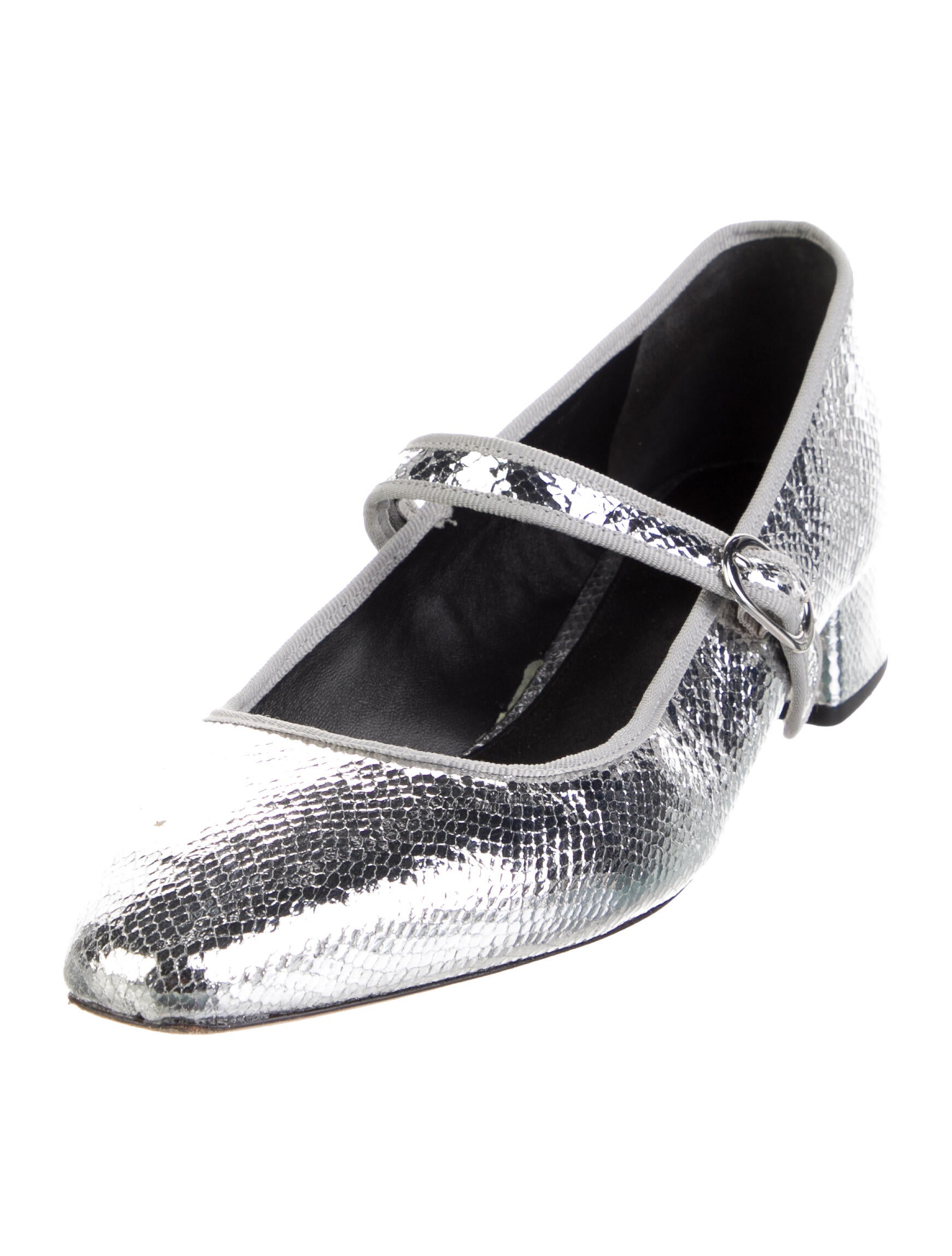 Veronica Beard Leather Mary Jane Flats