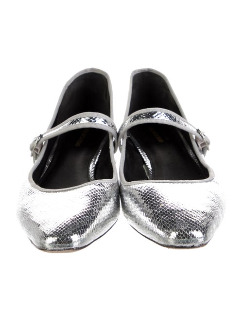 Veronica Beard Leather Mary Jane Flats