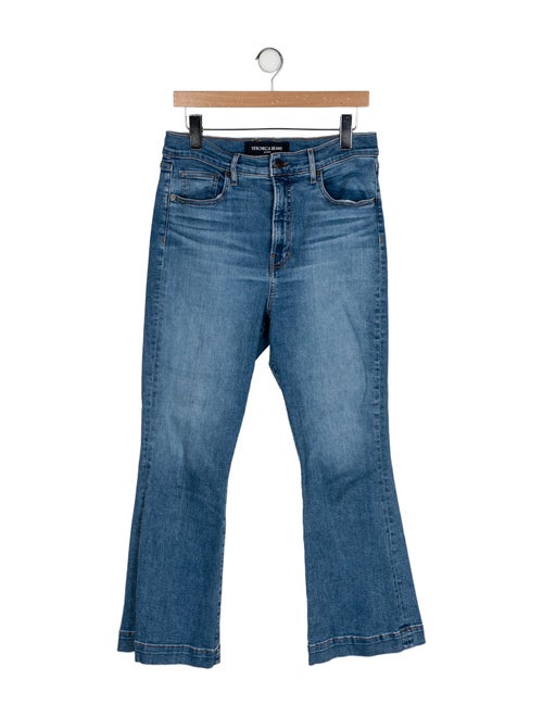 Veronica Beard High-Rise Wide Leg Jeans