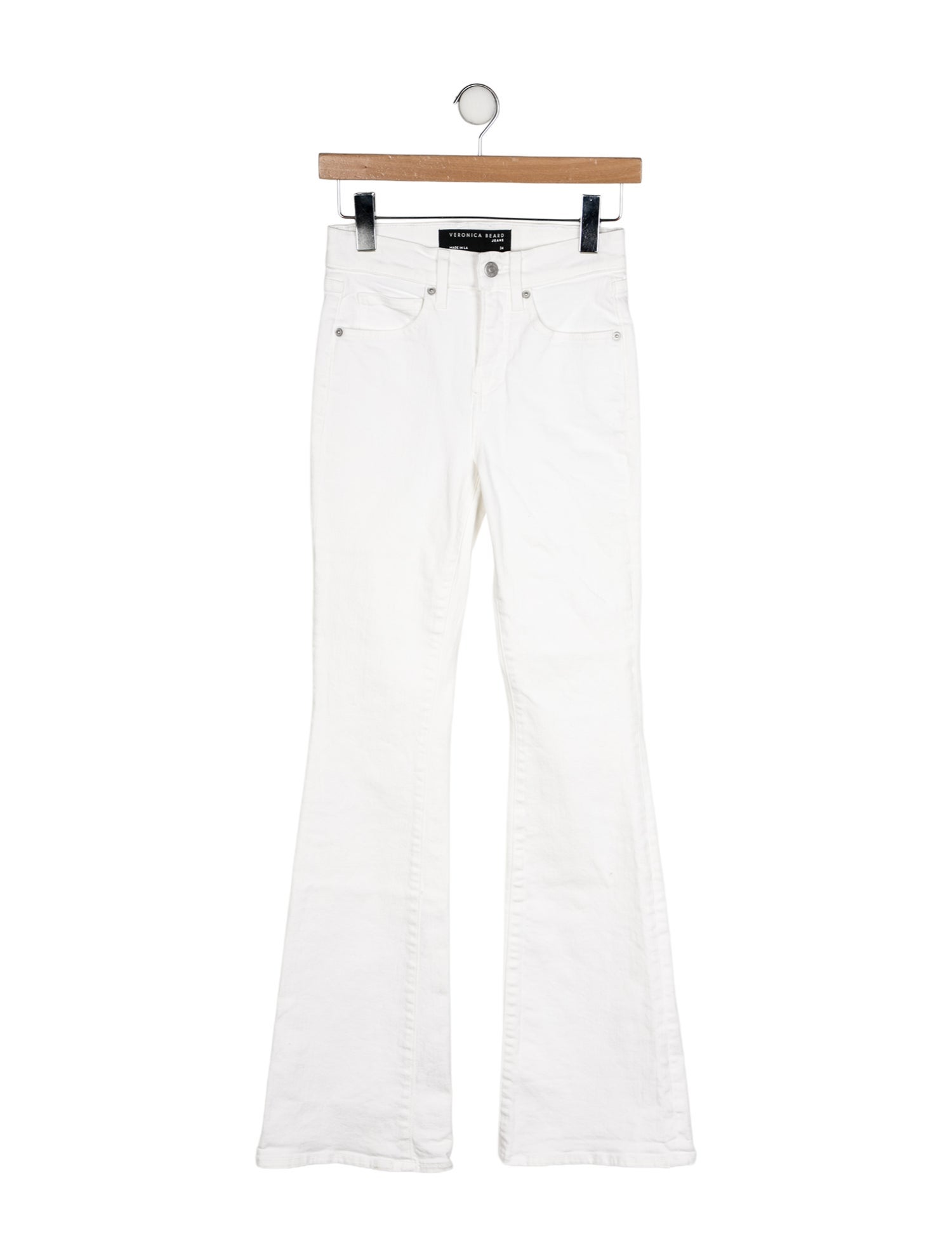Veronica Beard Mid-Rise Flared Jeans