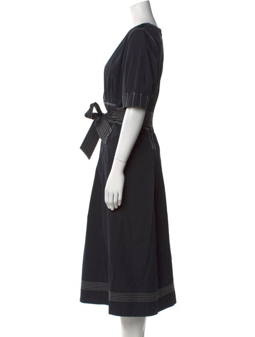 Veronica Beard V-Neck Midi Length Dress