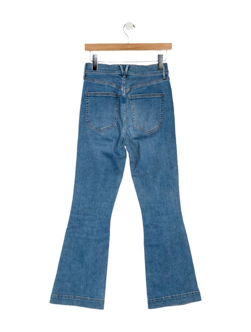 Veronica Beard Mid-Rise Wide Leg Jeans