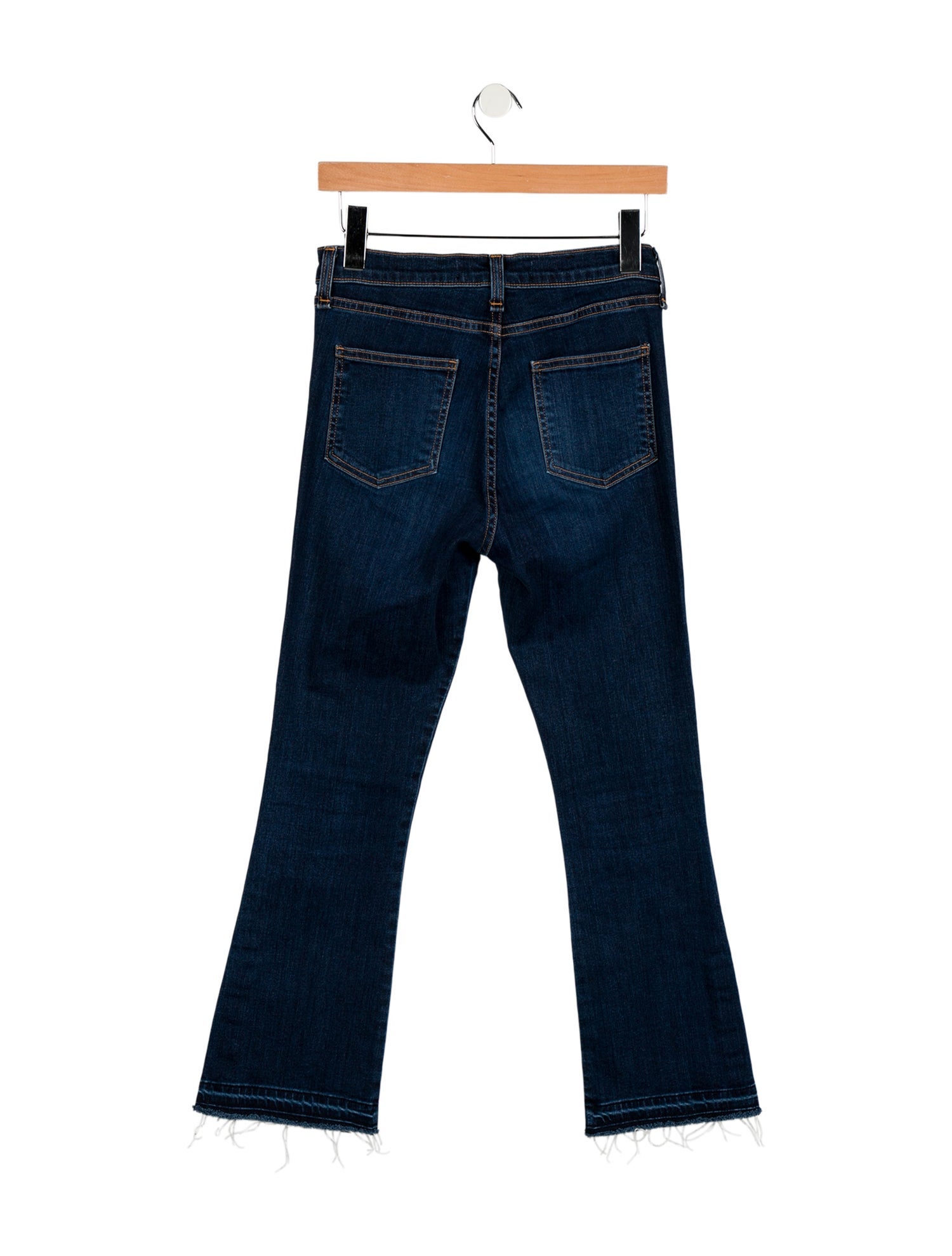Veronica Beard Mid-Rise Straight Leg Jeans