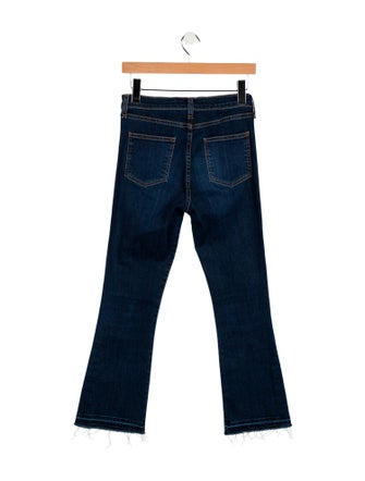 Veronica Beard Mid-Rise Straight Leg Jeans