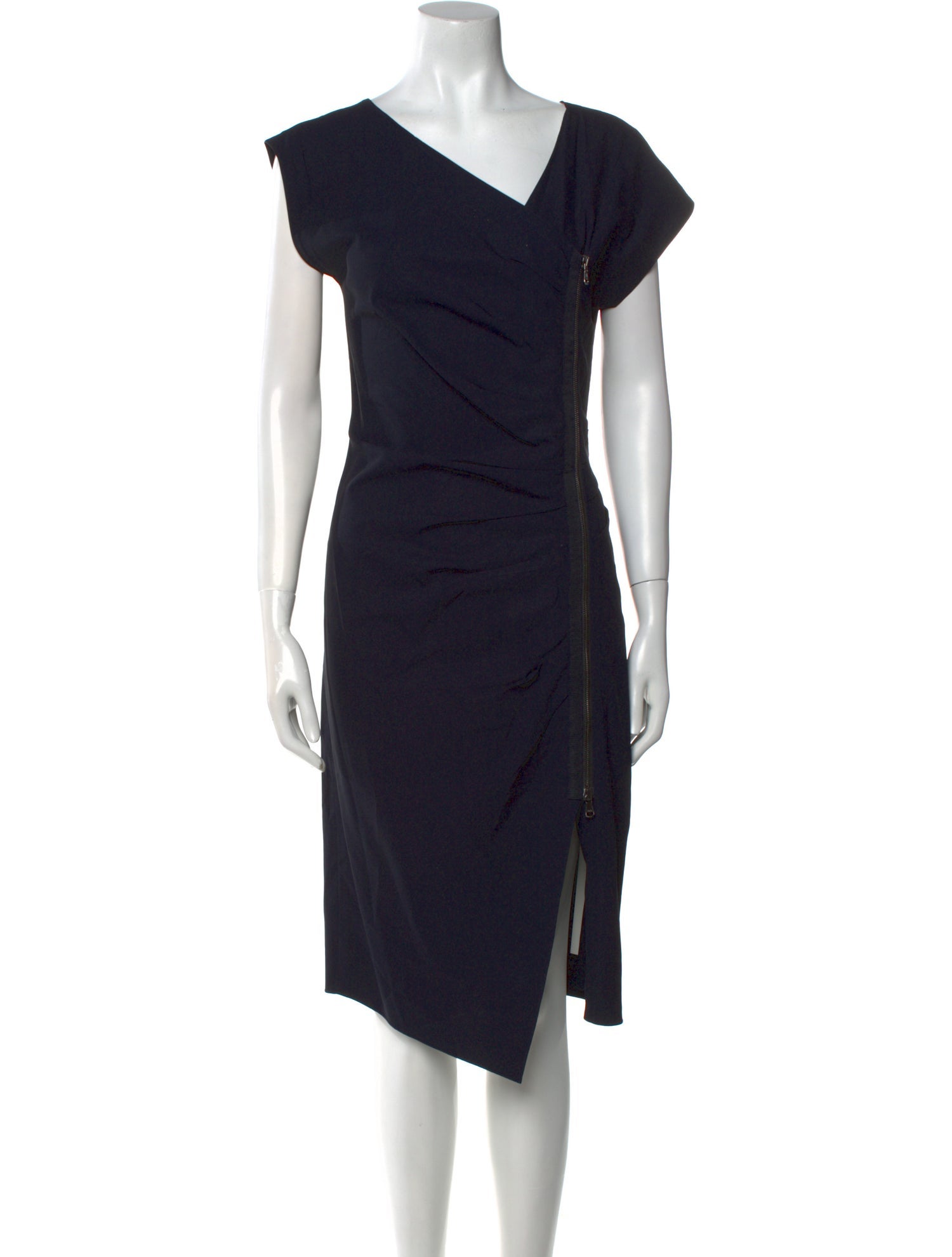Veronica Beard V-Neck Midi Length Dress